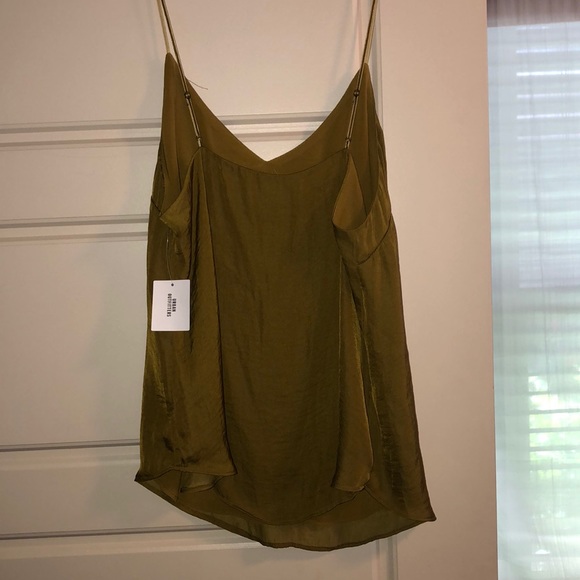 URBAN OUTFITTERS GREEN/BROWN TANK - Picture 2 of 3